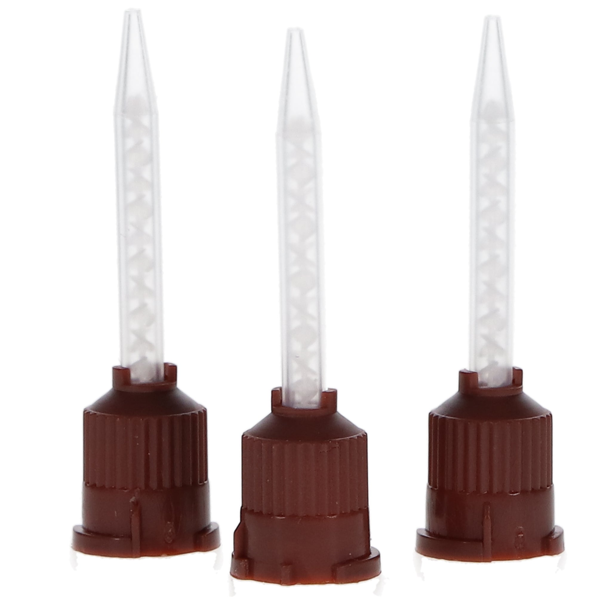 House Brand Dentistry 100613 Mixing Tips for Temporary Dental Cement Brown 25/Pk House Brand Dentistry 100613 Mixing Tips for Temporary Dental Cement Brown 25/Pk